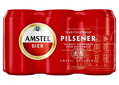 8 pack Amstel Bier